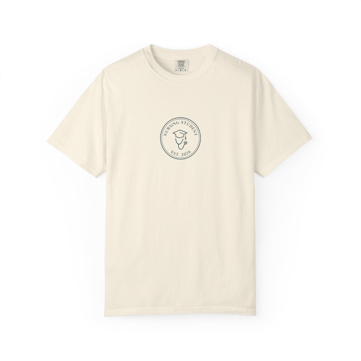 Nursing Student Minimal Vintage Badge Est. 2026 Comfort Colors T-Shirt