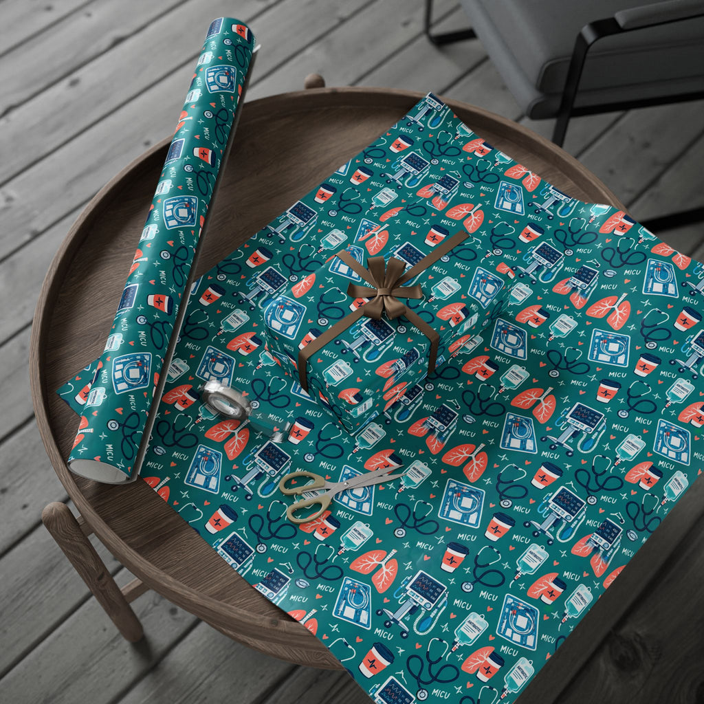 Medical ICU Nurse Wrapping Paper Year Round