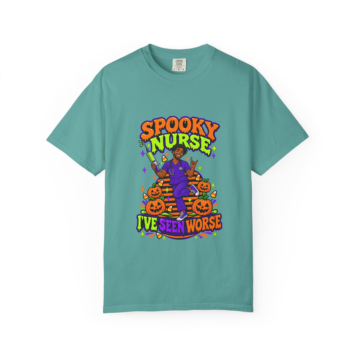 Spooky Male Nurse I've Seen Worse Halloween Tee
