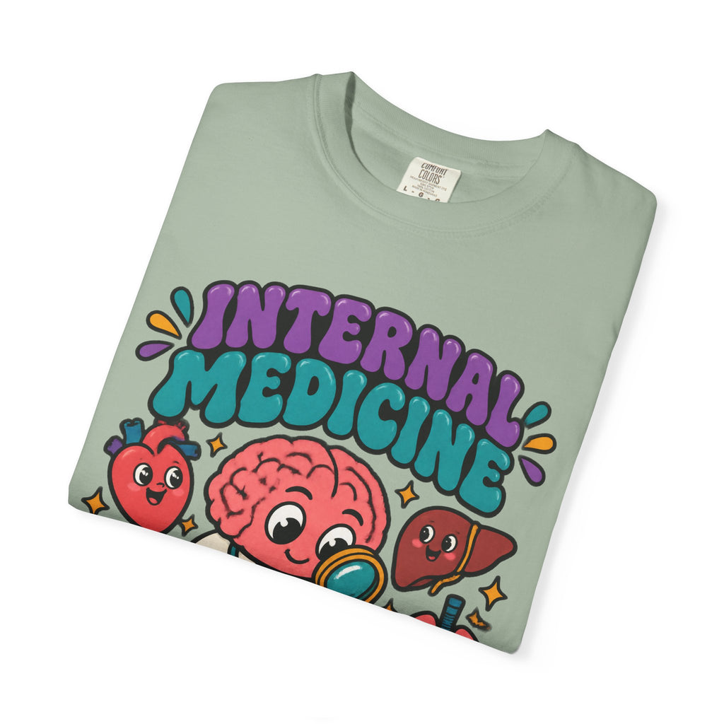 Internal Medicine Professional Overthinker Funny Doctor Comfort Colors T-Shirt
