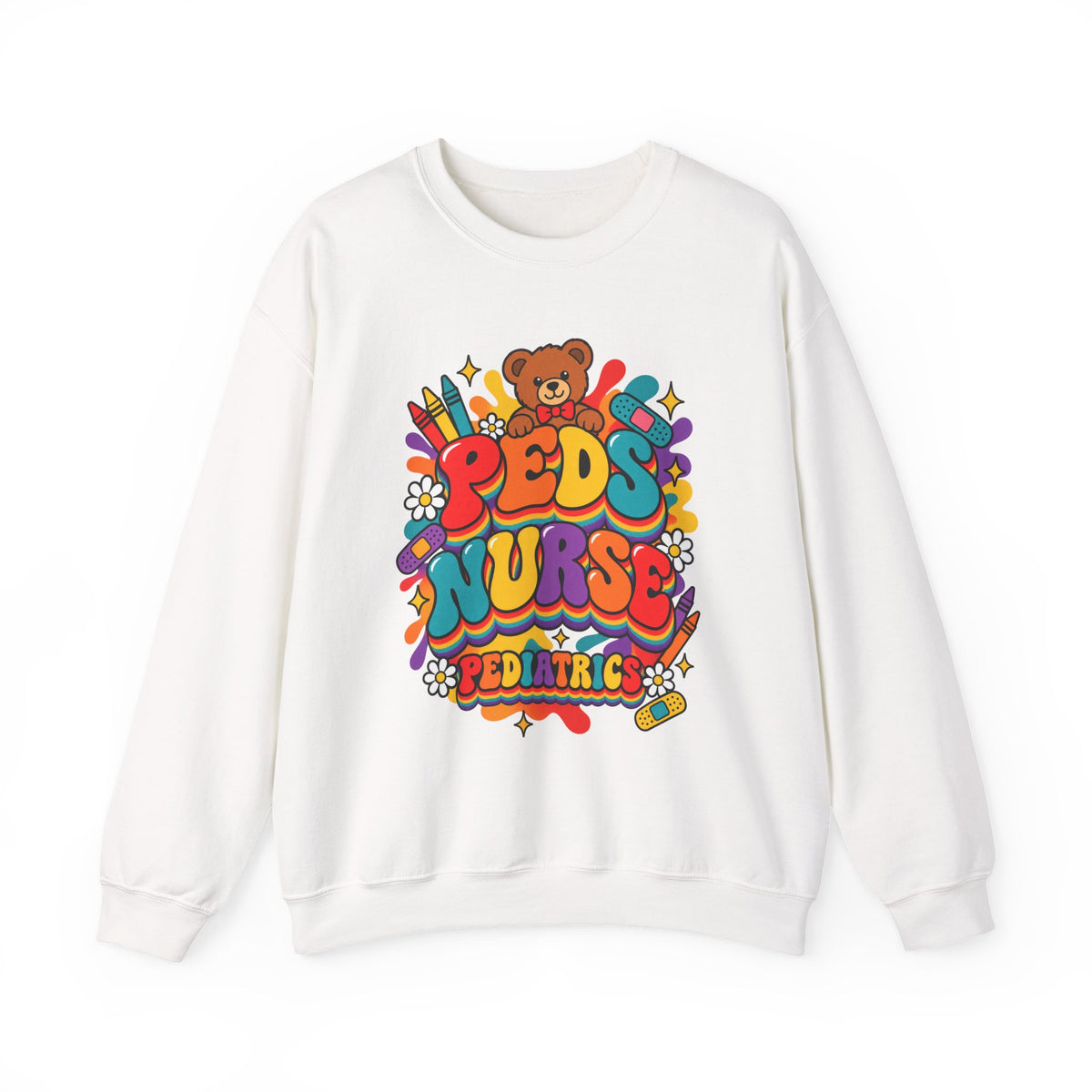 Peds Nurse Pediatrics Crewneck Sweatshirt