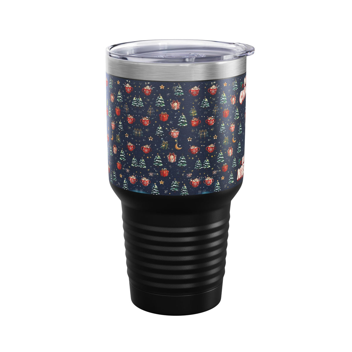 Merry Christmas From the Night Shift Skeleton Nurse 30oz Tundra Tumbler