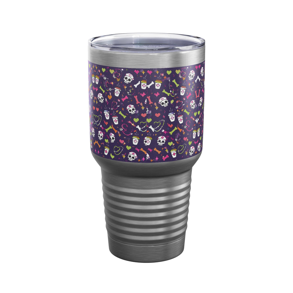 Skeleton Crew Skinny Skeleton Nurses 30oz Tundra Tumbler
