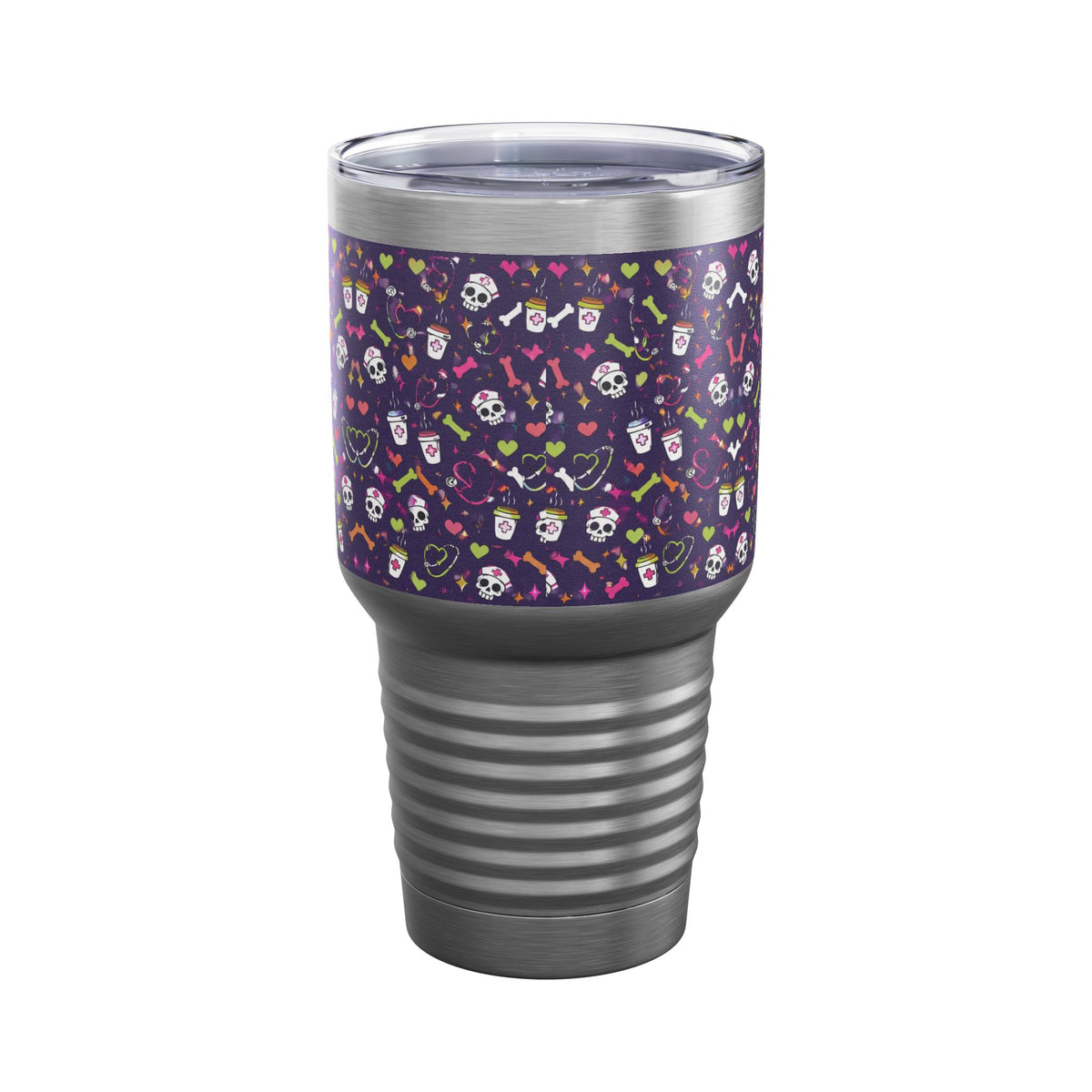 Skeleton Crew Skinny Skeleton Nurses 30oz Tundra Tumbler
