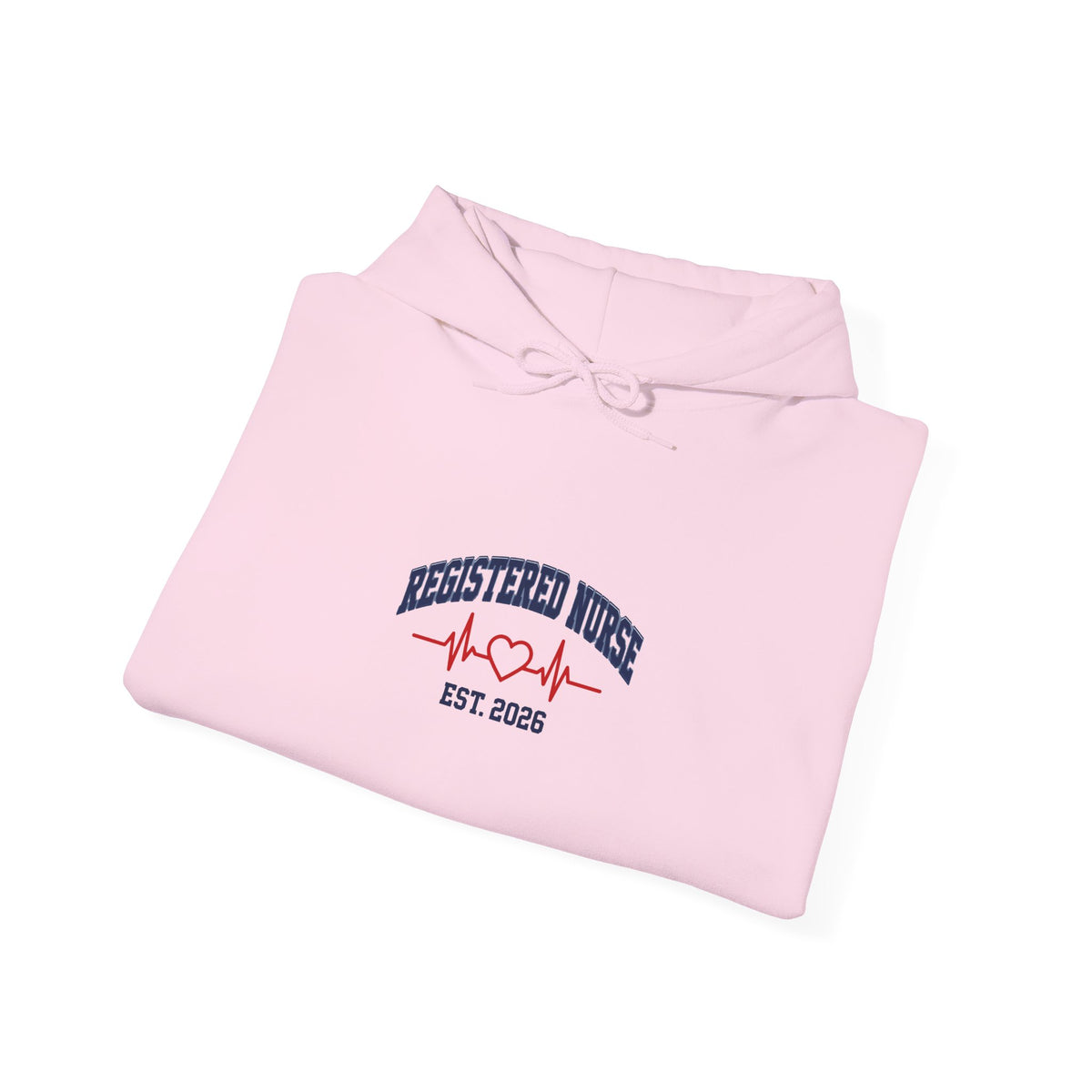 Registered Nurse Est. 2026 Varsity Heartbeat Hoodie