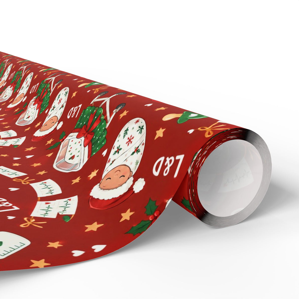 Labor and Delivery Nurse Christmas Wrapping Paper