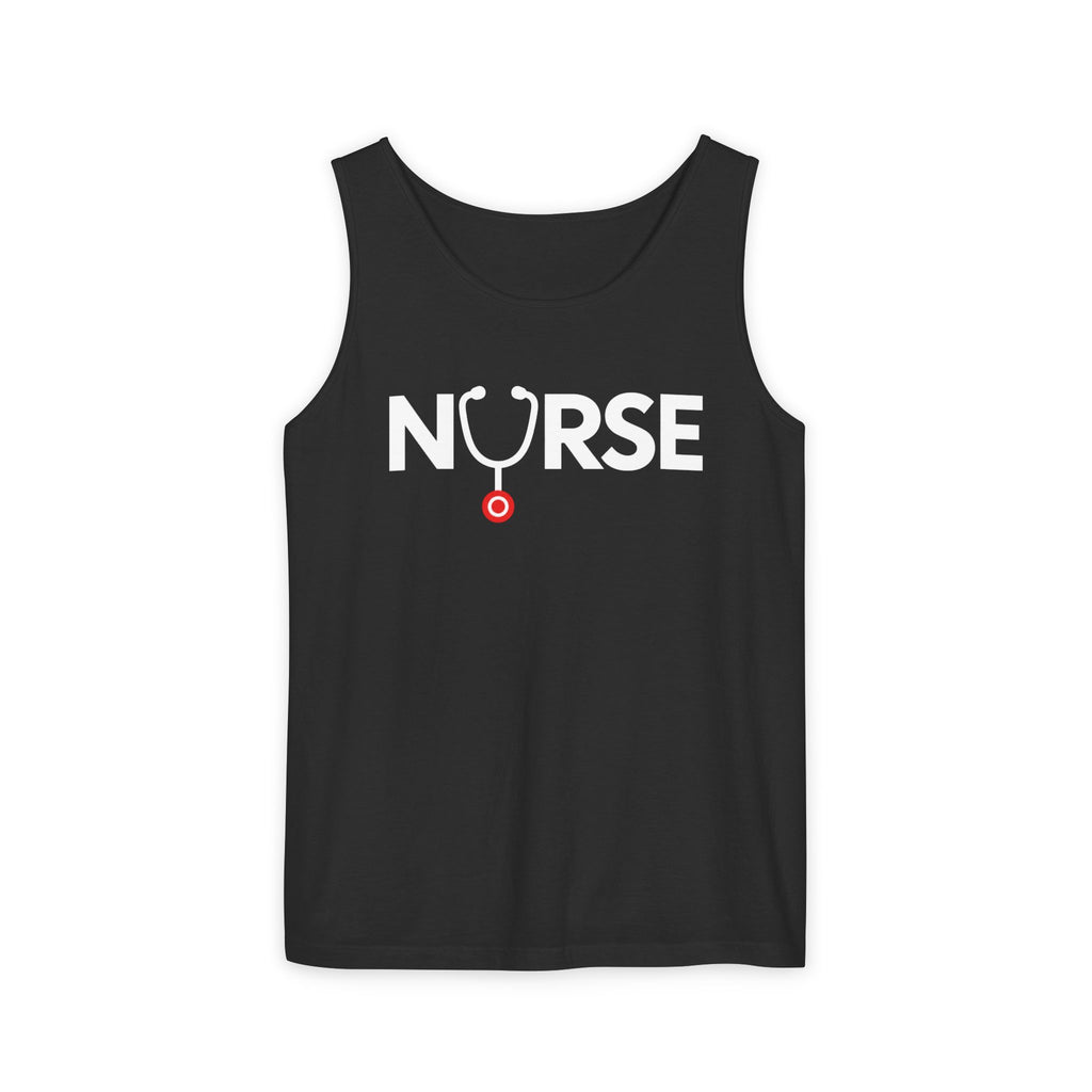 Nurse Stethoscope U Comfort Colors Tank Top