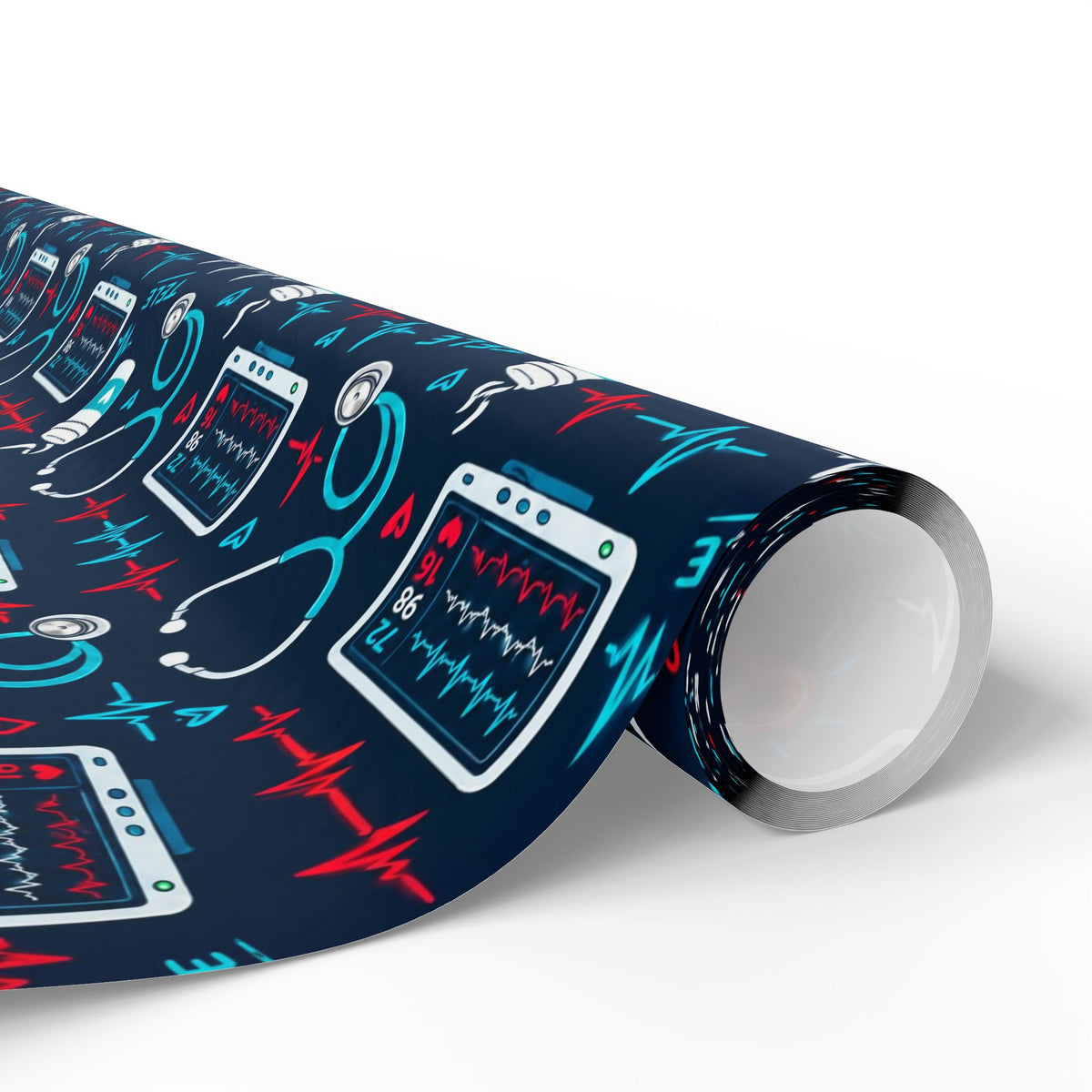 Telemetry Nurse Wrapping Paper Year Round