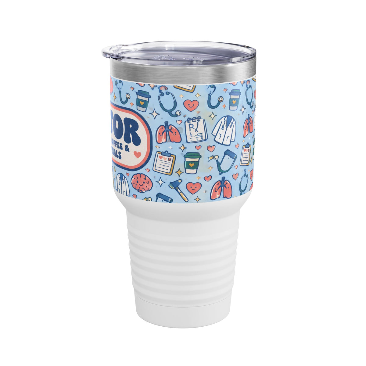 Doctor Powered by Coffee and Differentials 30oz Tundra Tumbler