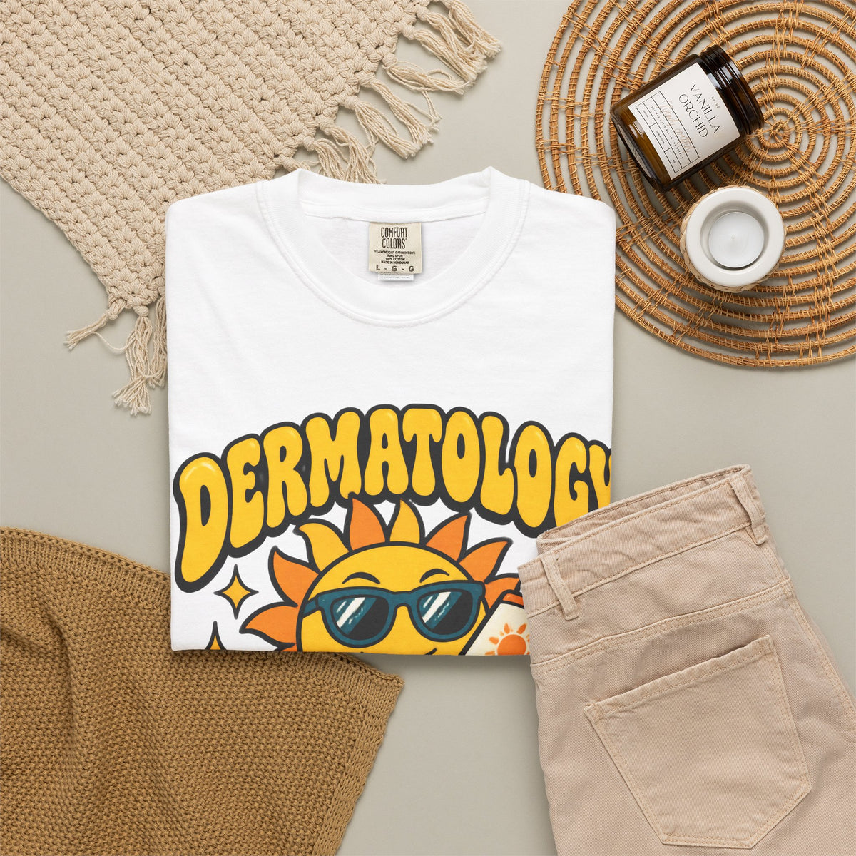Dermatology Skin in the Game Funny Dermatologist Comfort Colors T-Shirt