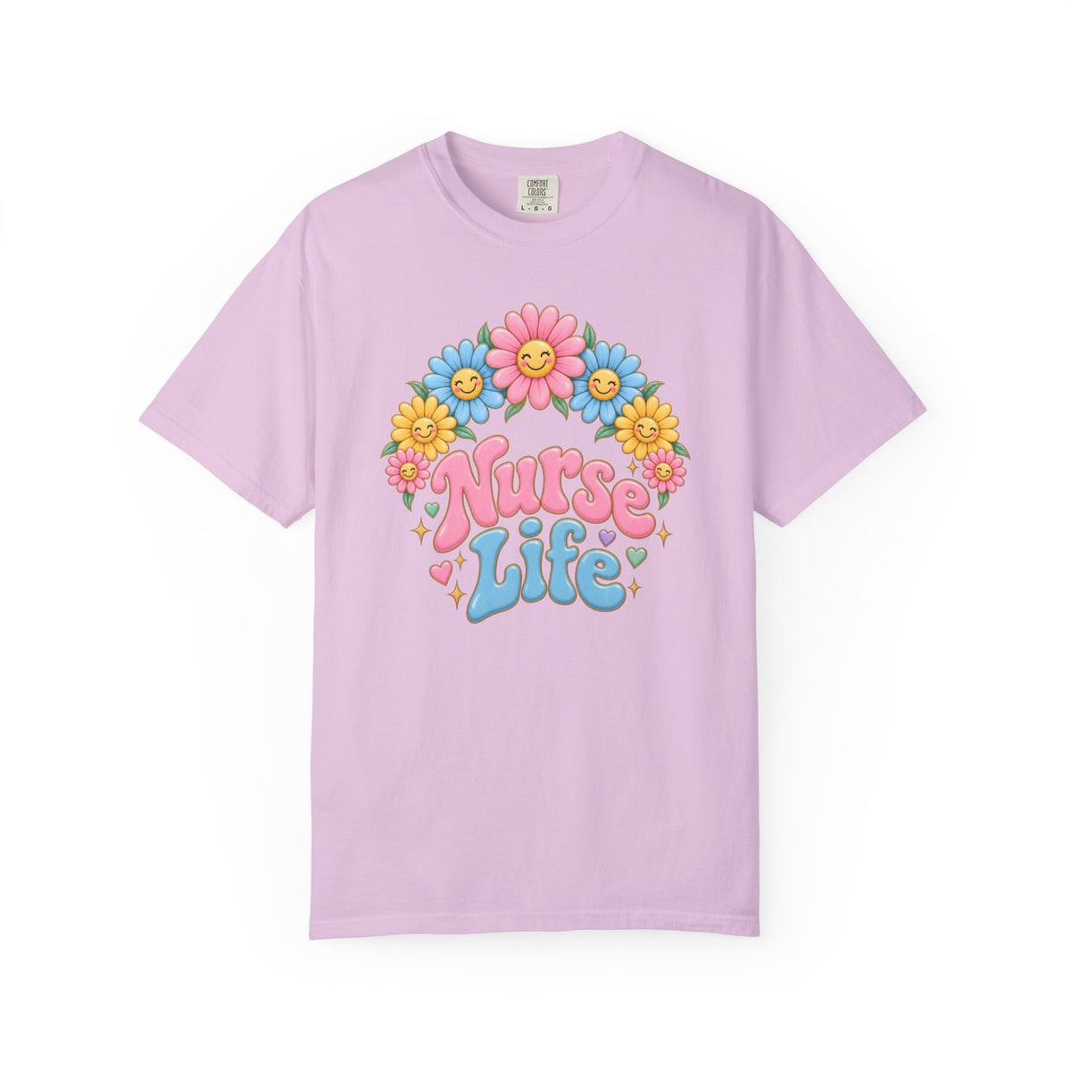Nurse Life Daisies Tee