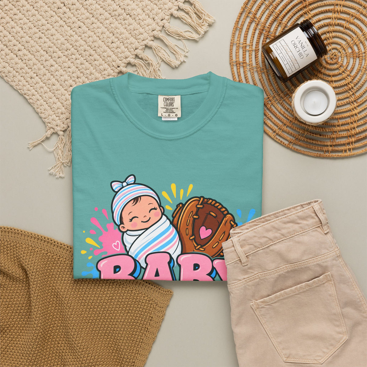 Baby Catcher Labor and Delivery Nurse Comfort Colors T-Shirt