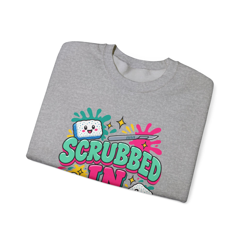 Scrubbed In The Count Is Correct OR Nurse Crewneck Sweatshirt