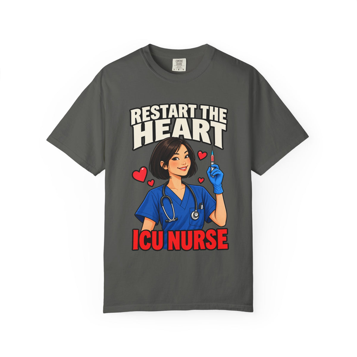 Restart the Heart ICU Nurse Tee (Sleek Bob)