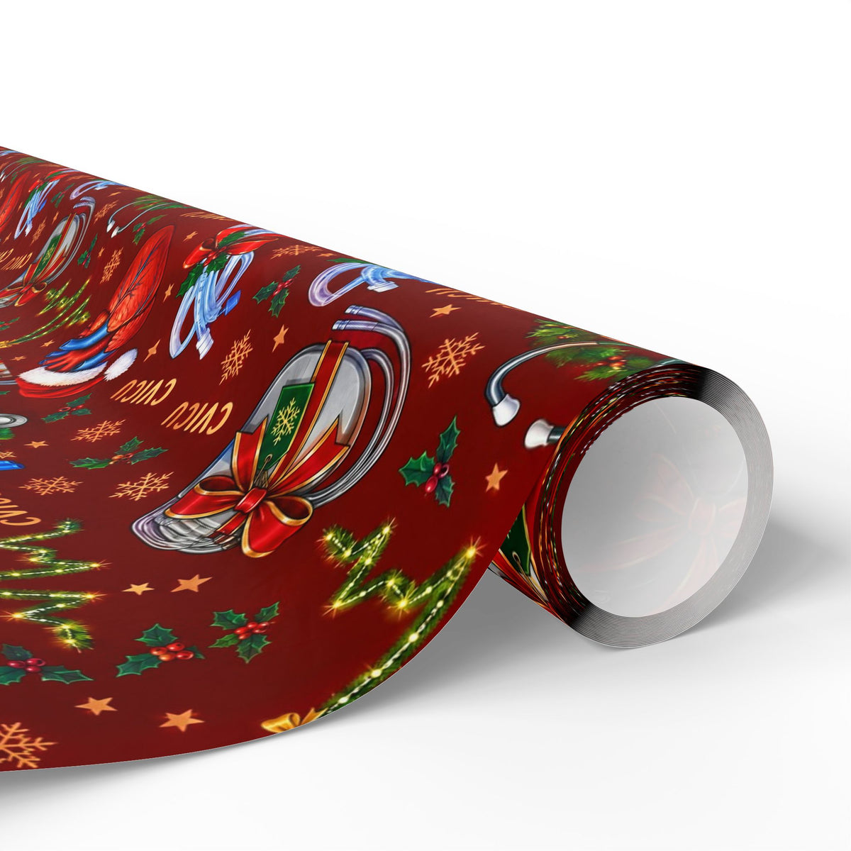 Cardiac ICU Nurse Christmas Wrapping Paper