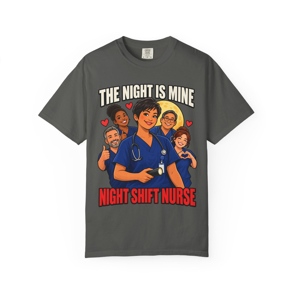 The Night Is Mine Night Shift Women's Nurse Tee
