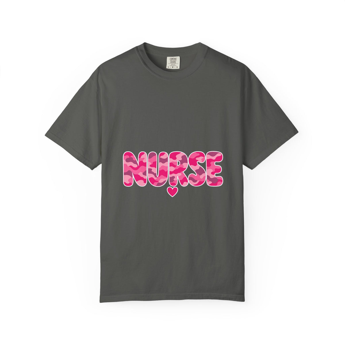 Nurse Pink Camo Comfort Colors T-Shirt