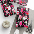 Valentine's Day Skeleton Nurse Wrapping Paper
