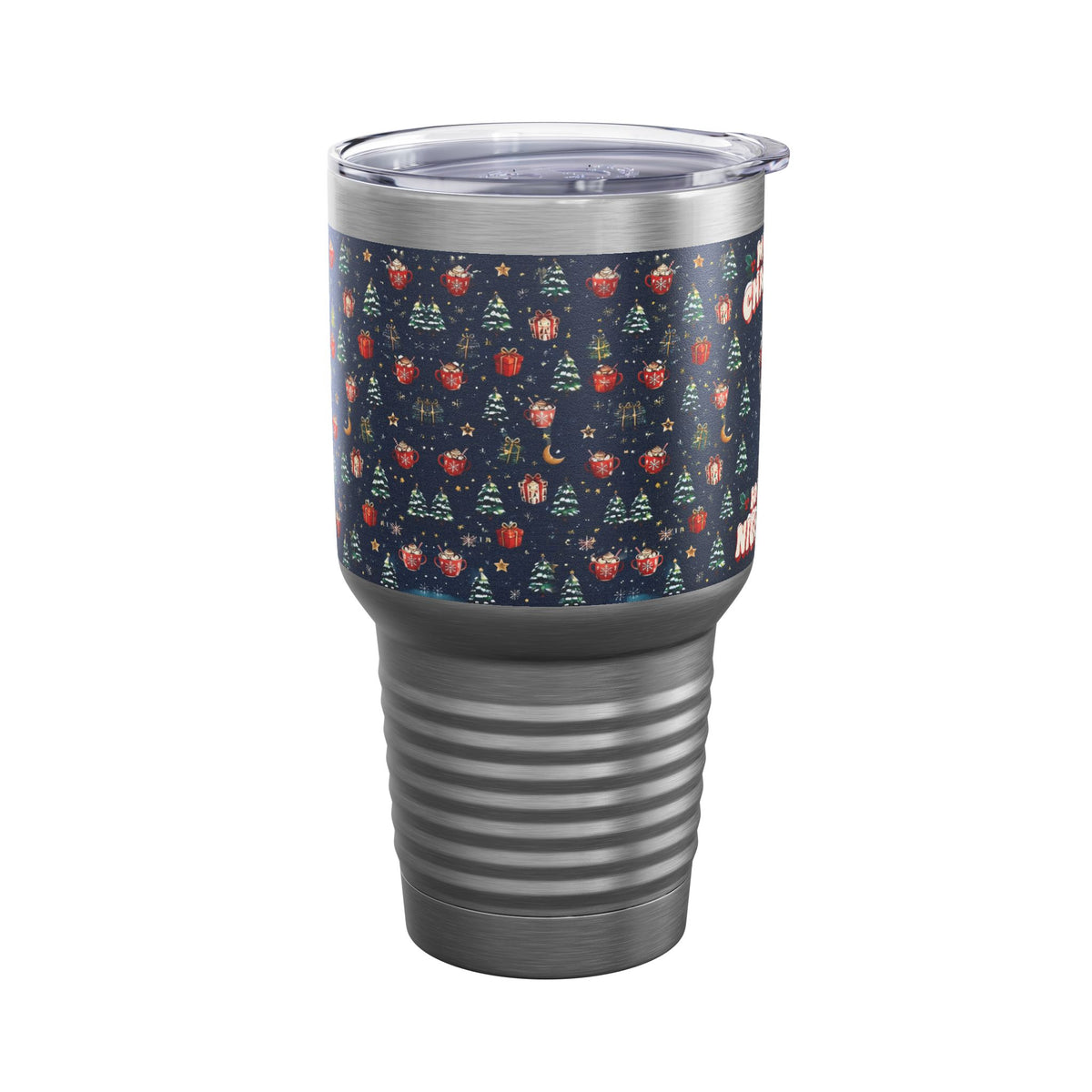 Merry Christmas From the Night Shift Skeleton Nurse 30oz Tundra Tumbler