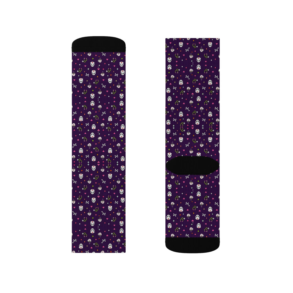 Skeleton Crew Nurse Socks