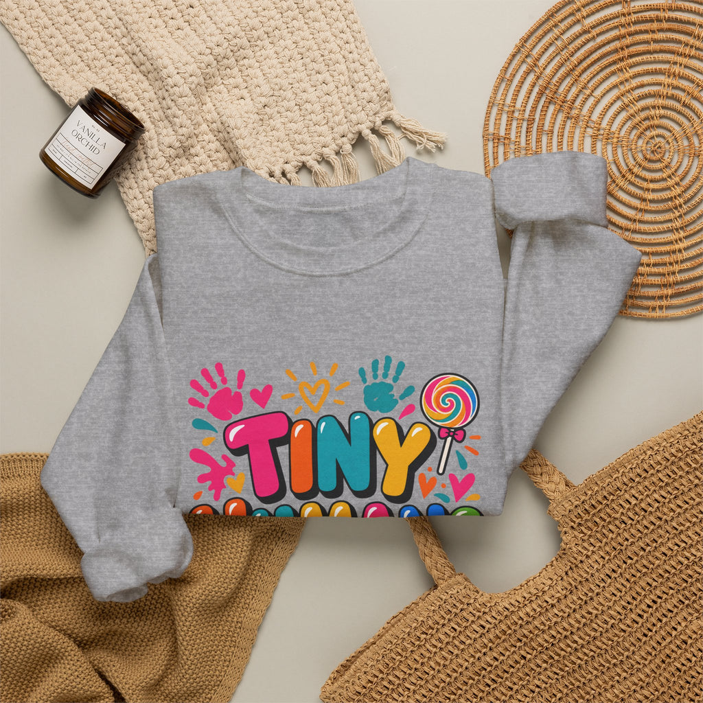 Tiny Humans Big Hearts Pediatric Nurse Crewneck Sweatshirt