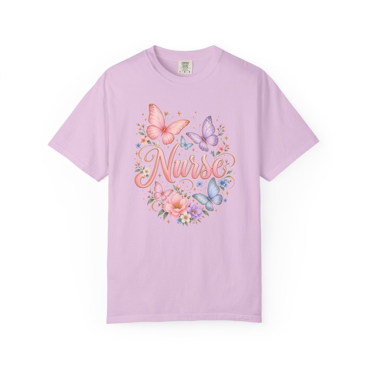 Butterfly Garden Nurse Tee