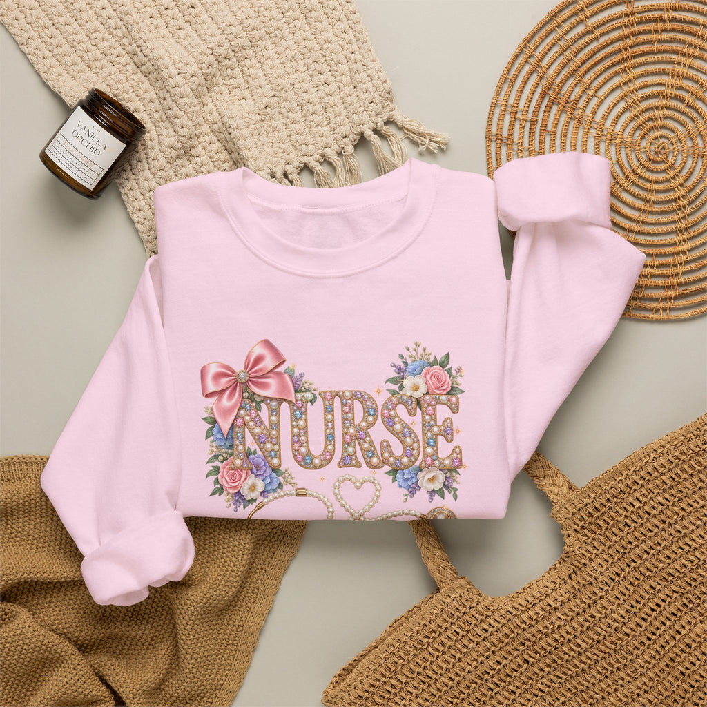 Bling Nurse Crewneck Sweatshirt