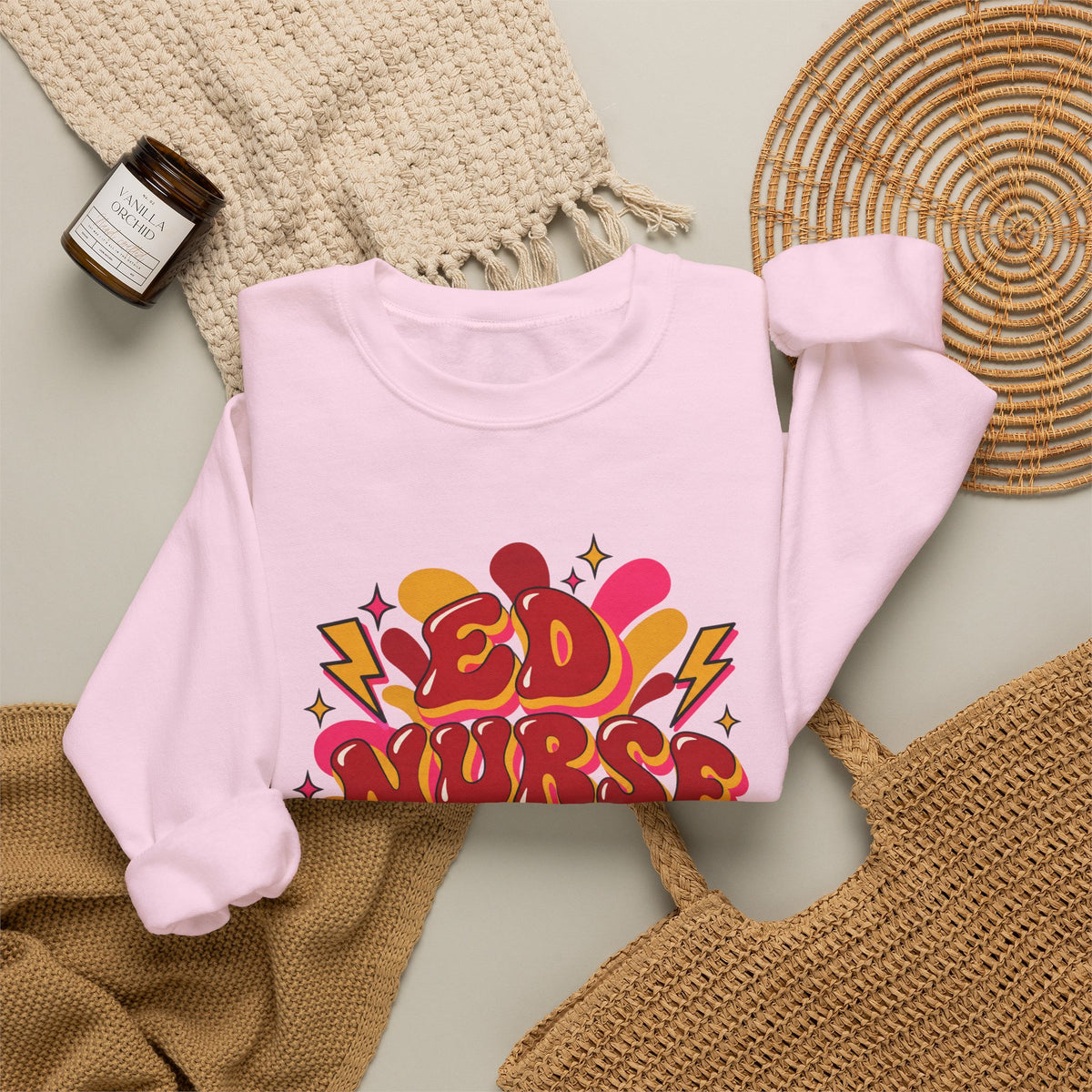 ED Nurse Emergency Department Crewneck Sweatshirt