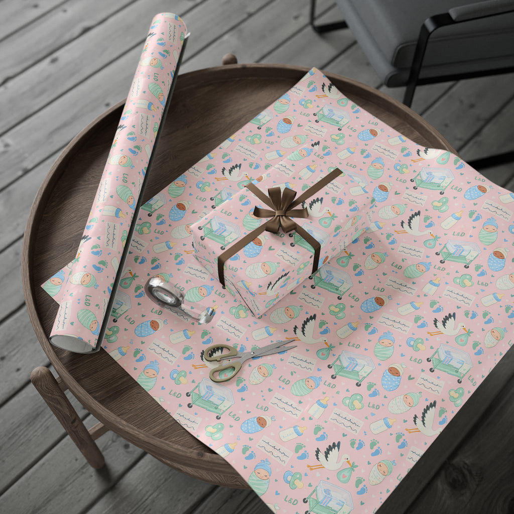 Labor and Delivery Nurse Wrapping Paper Year Round