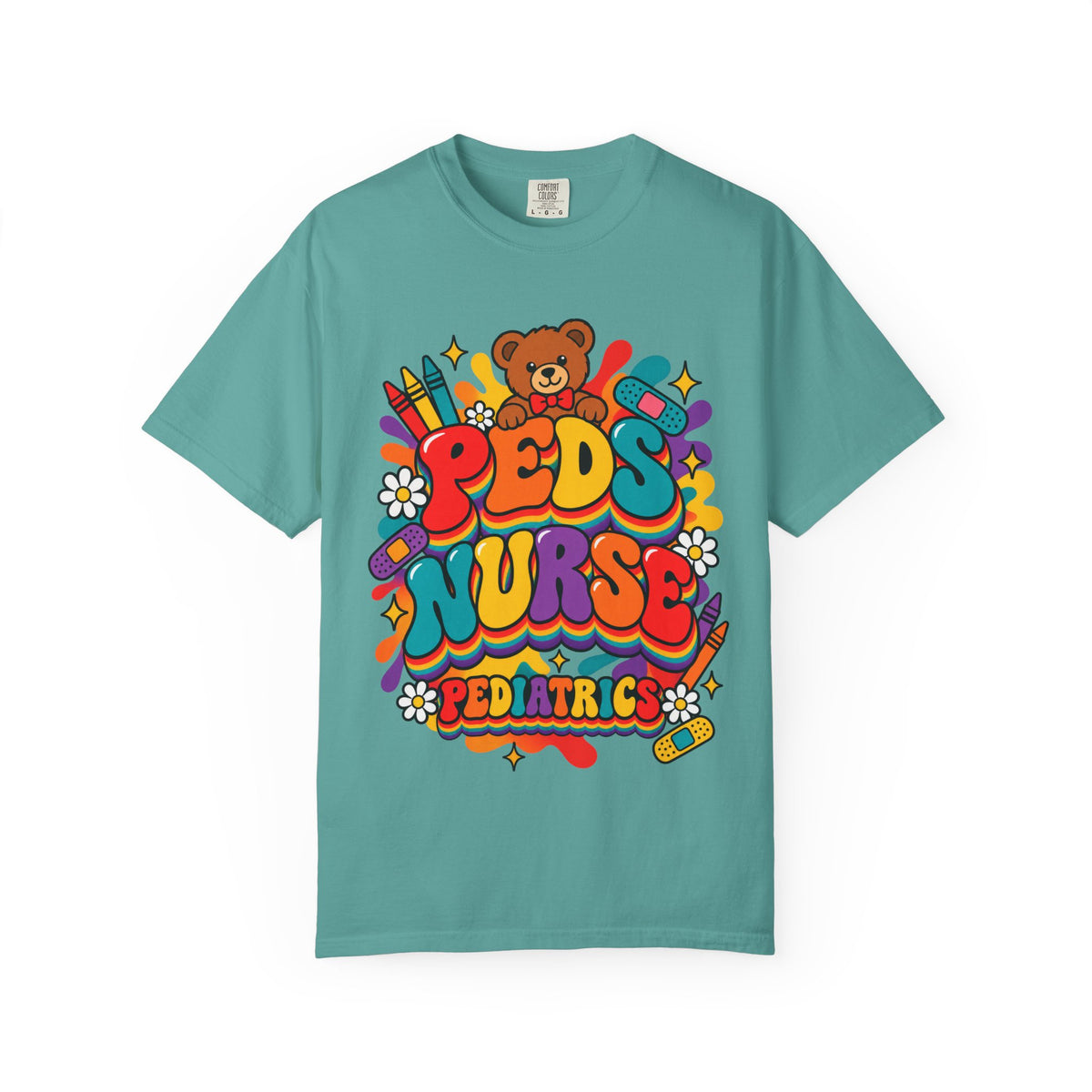 Peds Nurse Pediatrics Comfort Colors T-Shirt