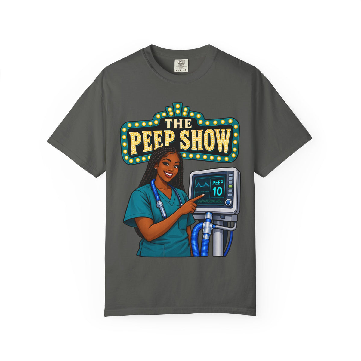 The PEEP Show Women's Respiratory Therapist Tee