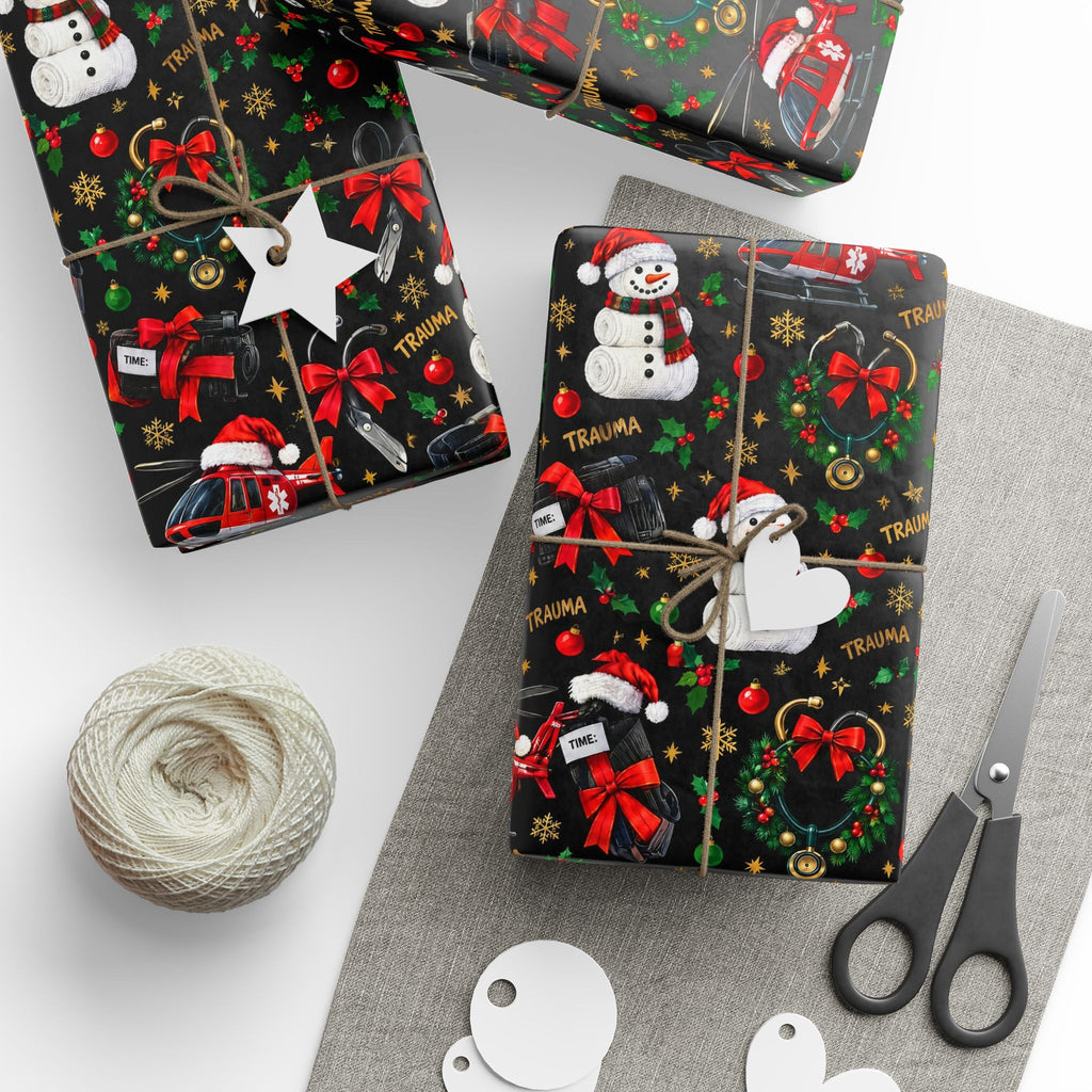 Trauma ICU Nurse Christmas Wrapping Paper