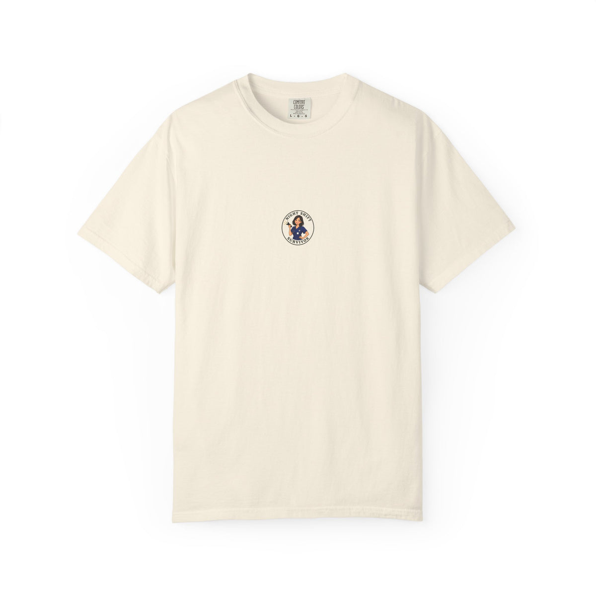 Night Shift Survivor Minimal Badge Women's Nurse Tee