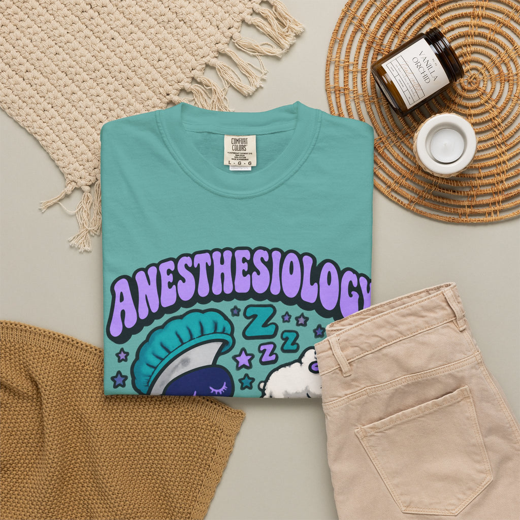 Anesthesiology Sleep Is My Specialty Funny Anesthesiologist Comfort Colors T-Shirt