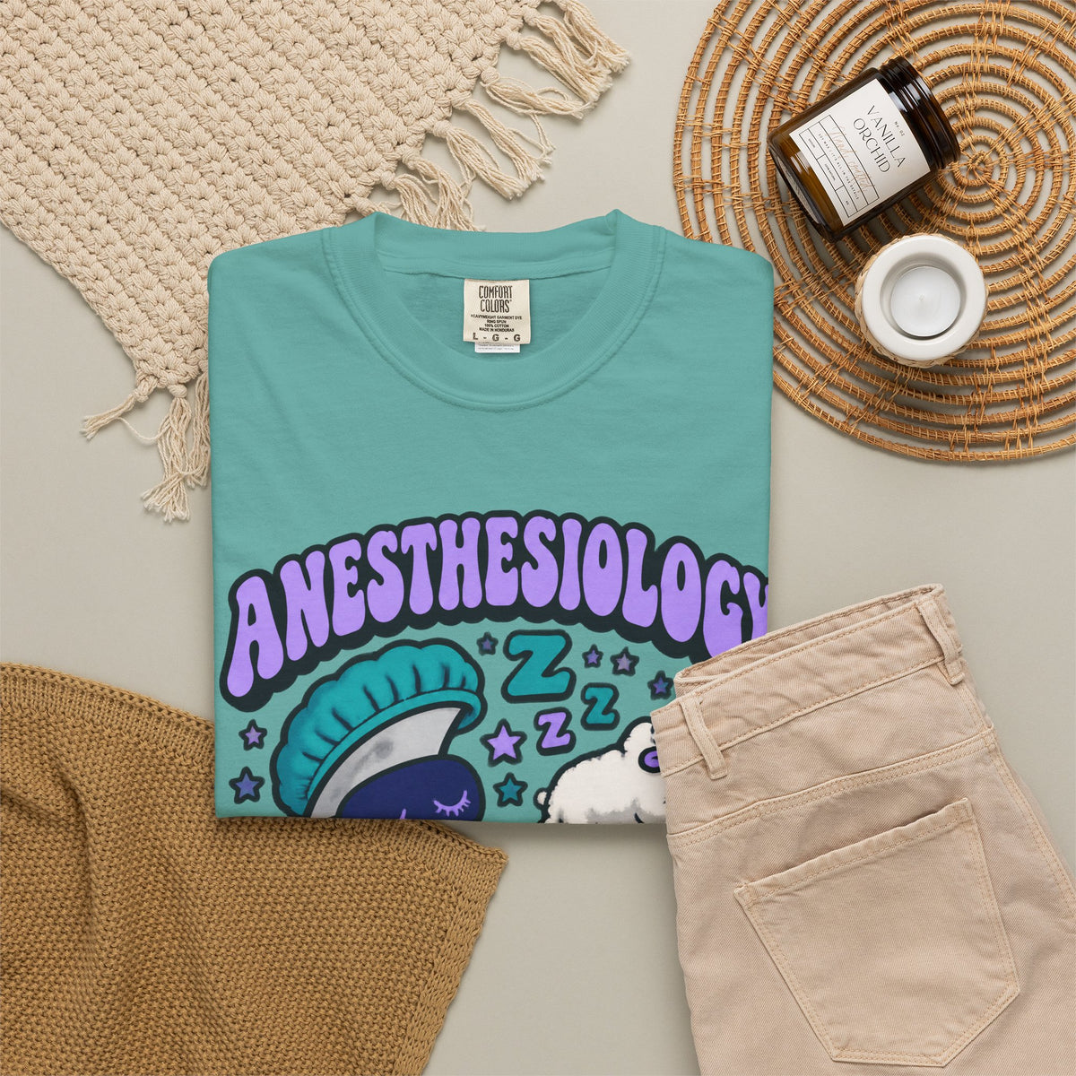 Anesthesiology Sleep Is My Specialty Funny Anesthesiologist Comfort Colors T-Shirt