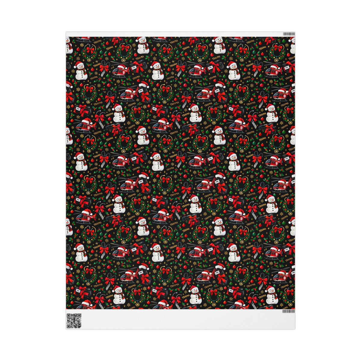 Trauma ICU Nurse Christmas Wrapping Paper