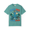 Travel Nurse Have Scrubs Will Travel Skinny Skeleton Comfort Colors T-Shirt