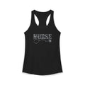 Nurse Digital Urban Camo Stethoscope Women's Racerback Tank Top