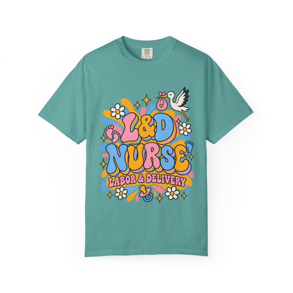 L&D Nurse Labor and Delivery Comfort Colors T-Shirt