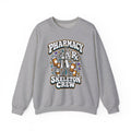 Pharmacy Skeleton Crew Skinny Skeleton Pharmacist Crewneck Sweatshirt