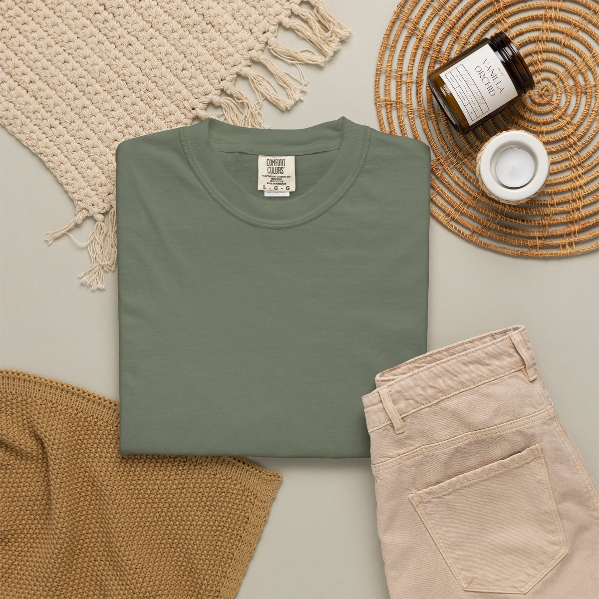 Nurse Care Compassion Courage Minimal Comfort Colors T-Shirt