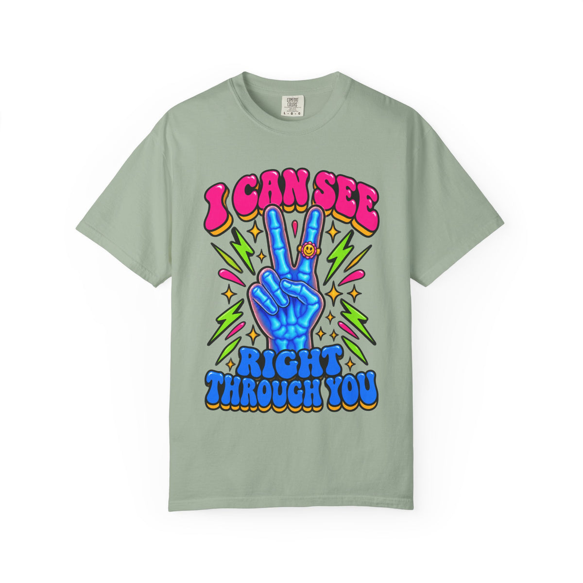 I Can See Right Through You X-Ray Hand Radiology Comfort Colors T-Shirt