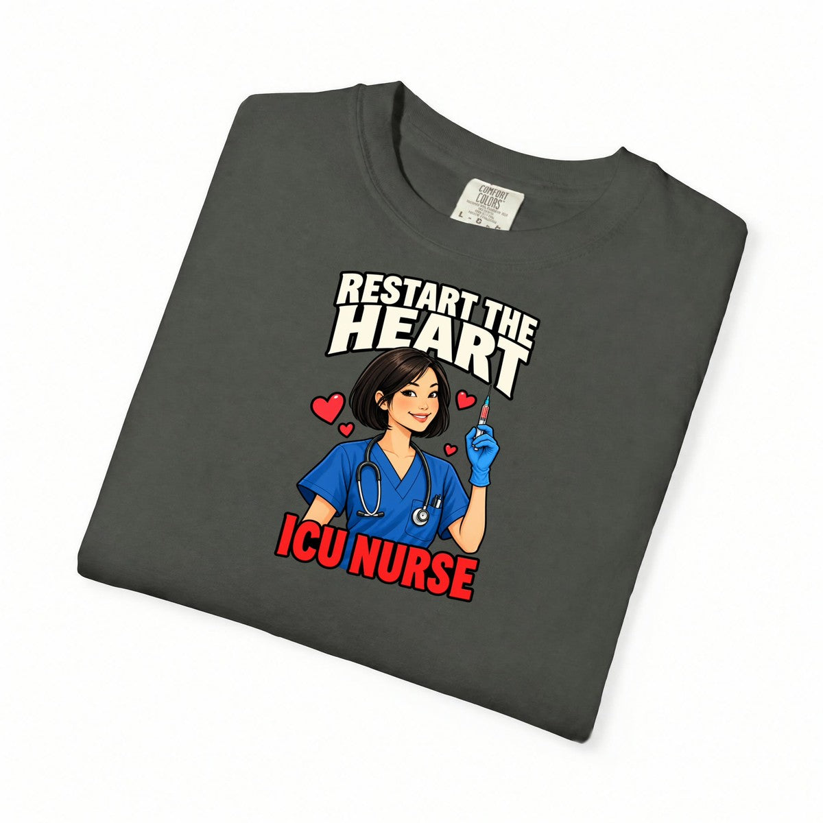 Restart the Heart ICU Nurse Tee (Sleek Bob)