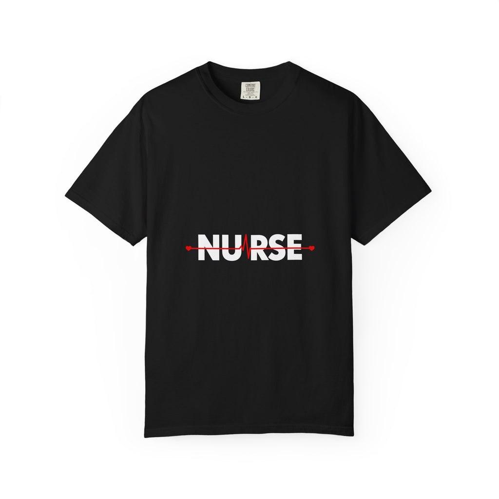 Nurse Heartbeat EKG Line Comfort Colors T-Shirt