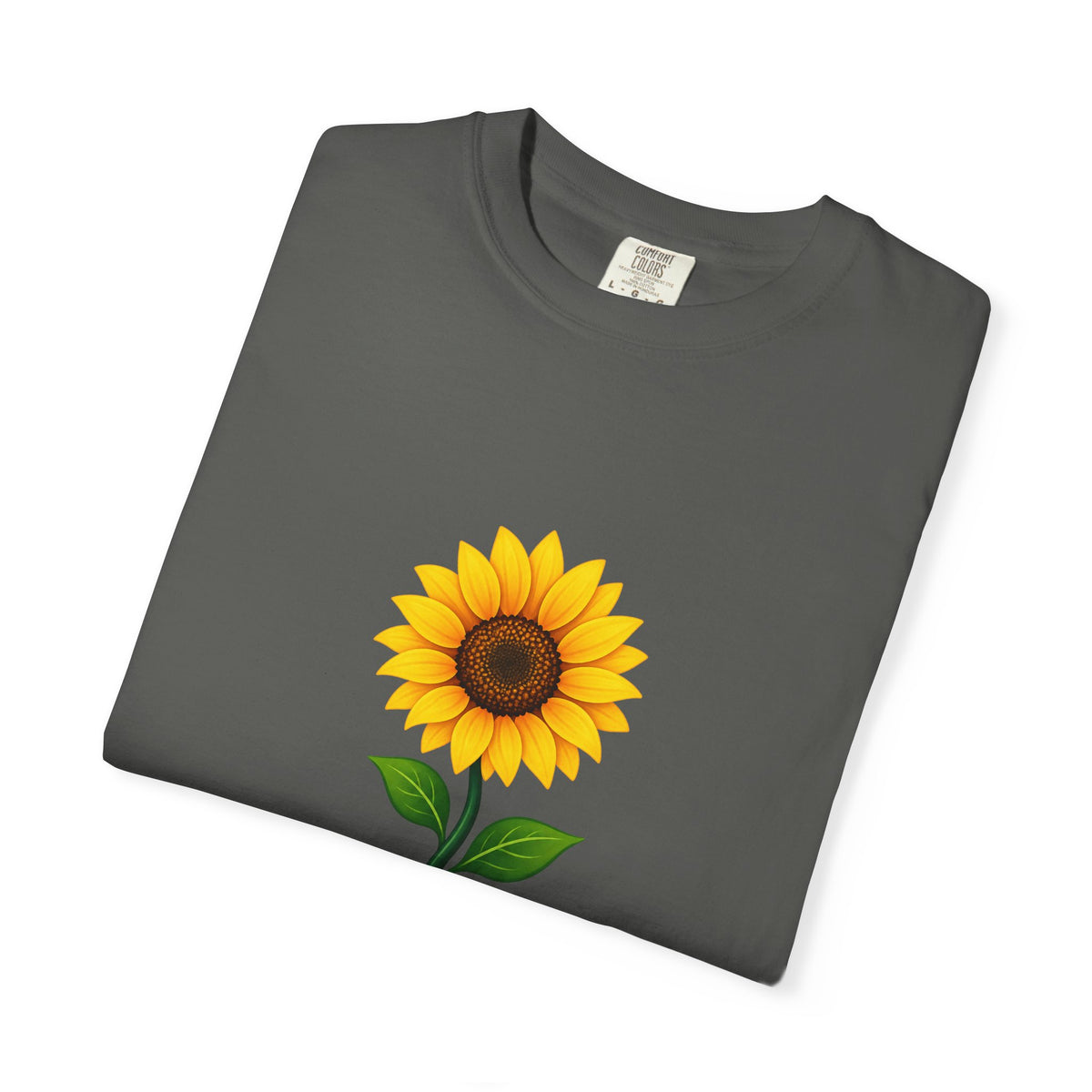 Nurse Sunflower Stethoscope Floral Comfort Colors T-Shirt