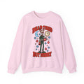 Dead Tired But Merry Skeleton Night Shift Christmas Crewneck Sweatshirt