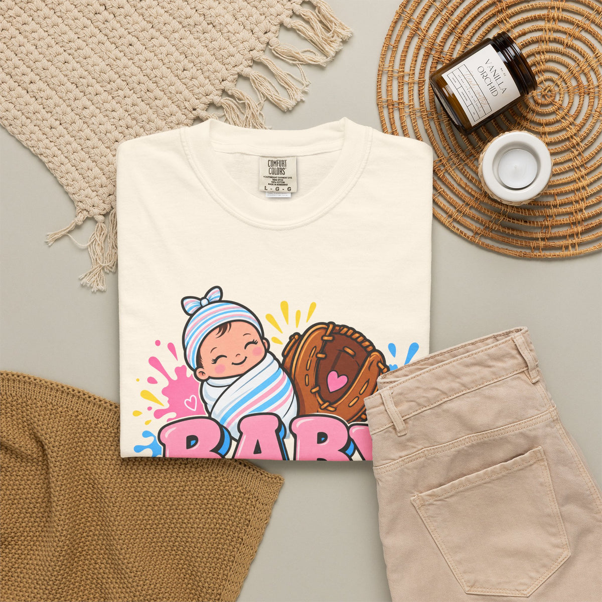Baby Catcher Labor and Delivery Nurse Comfort Colors T-Shirt