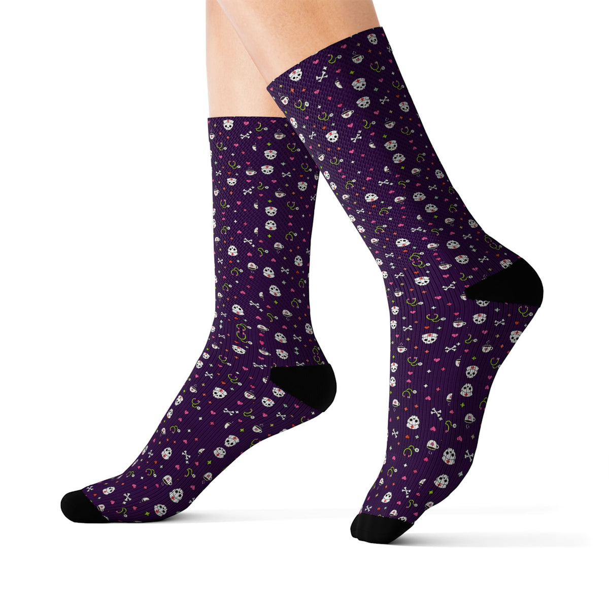 Skeleton Crew Nurse Socks