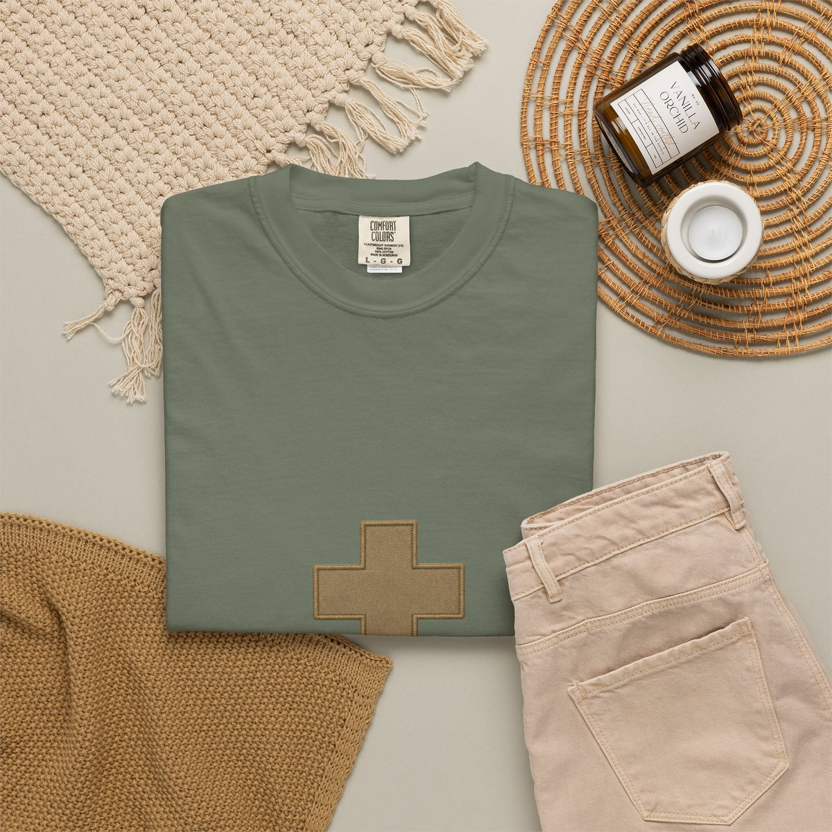 Nurse Desert Tan Camo Comfort Colors T-Shirt