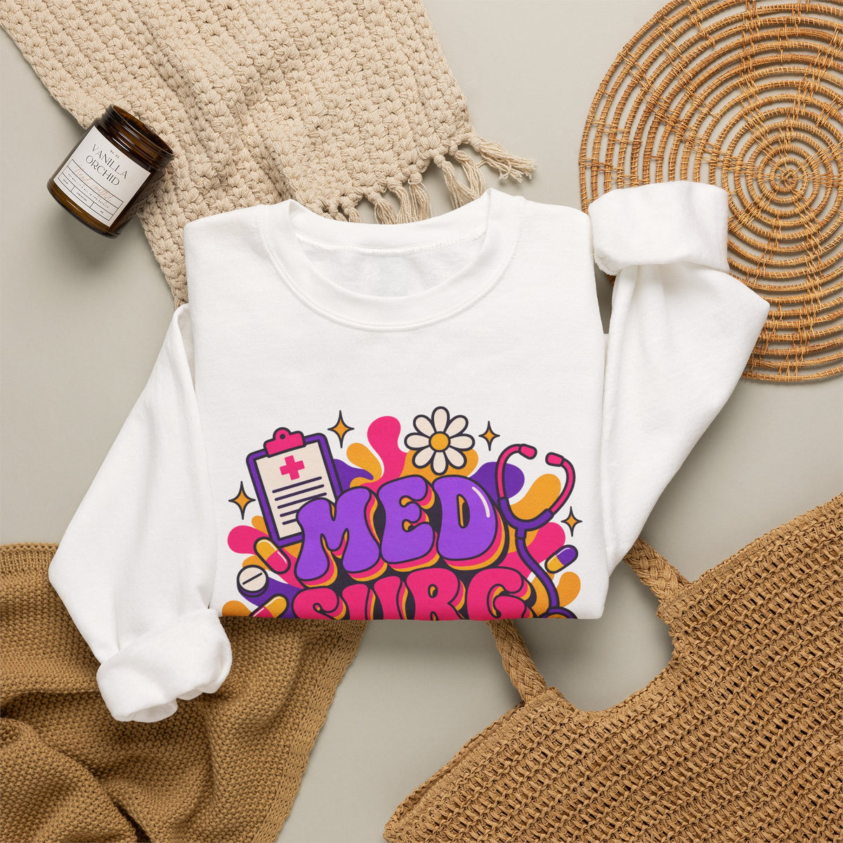 Med Surg Nurse Medical-Surgical Crewneck Sweatshirt